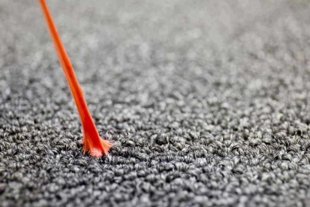 Removing gum from carpet