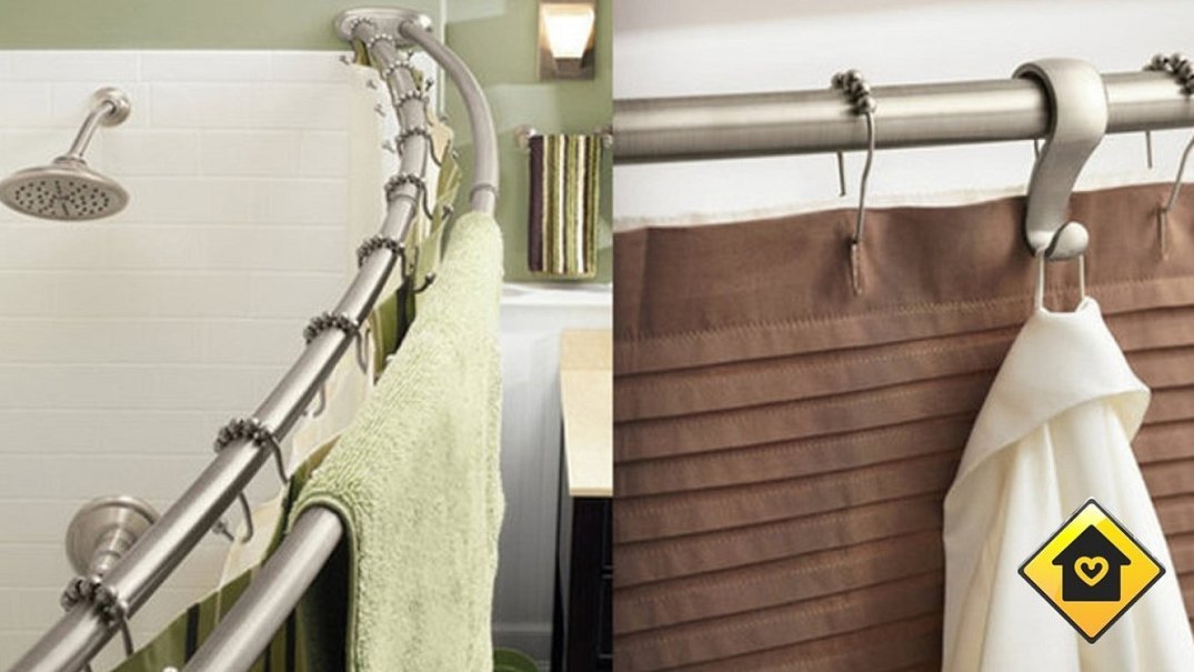 Как установить кронштейн для занавески в ванной комнате?
