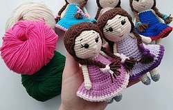 Куклы Ольги Архиповой вязаные крючком: как получить схему вязания