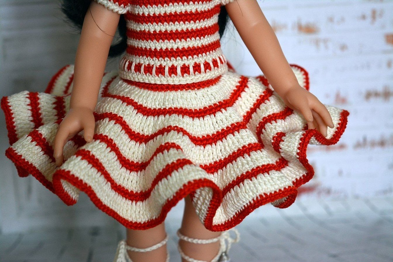 Вязание крючком одежда для кукол
